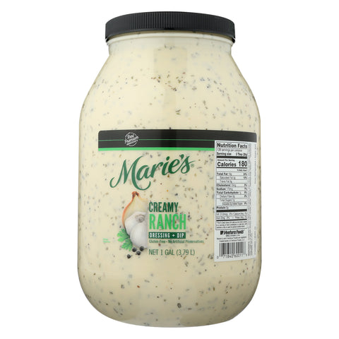 Maries Creamy Ranch Dressing, 7.78 Pound -- 2 per case.