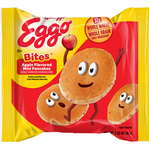 Pancake Mini Apple Flavored Whole Grain Iw