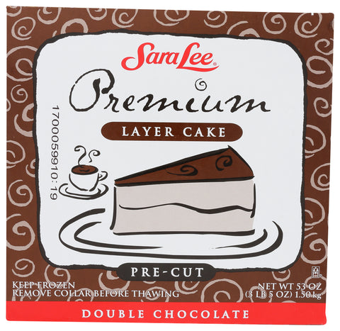Cake Layer Double Chocolate Butter Cream Pre-cut Round 9