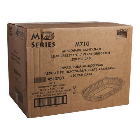 Anchor Packaging MicroRaves Polypropylene 1 Compartment Platter, 32 Ounce -- 250 per case