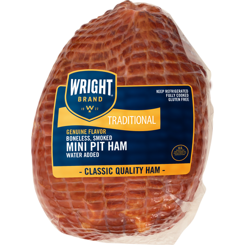 Wright® Brand HAM PIT MINI WATER ADDED EXTRA LEAN 10587170616
