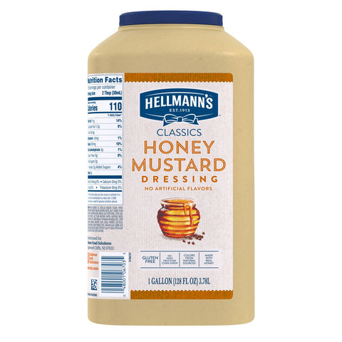 Hellmann's Classics Honey Mustard Salad Dressing Jug, 1 gallon -- 4 per case