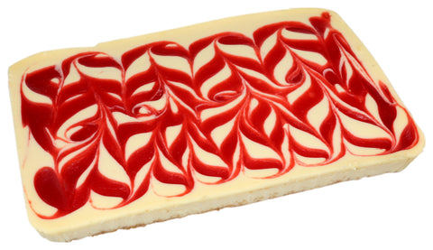 Cheesecake Strawberry Swirl Dessert Bar Un-cut