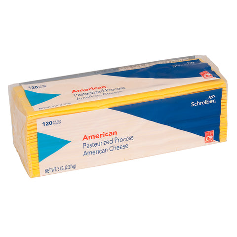 Brighton Farms CHEESE AMERICAN YELLOW SLICED 120 CT