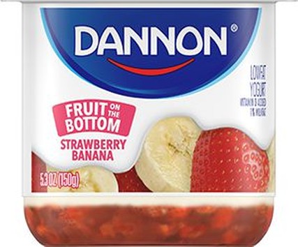 Dannon® YOGURT STRAWBERRY BANANA FRUIT ON THE BOTTOM