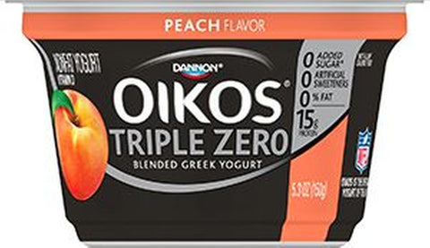 Yogurt Greek Peach Triple Zero Nonfat
