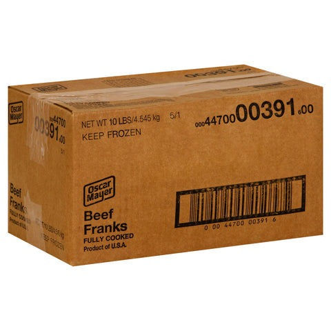 Kraft Frozen 5:1 Oscar Mayer Beef Frank, 6 inch.
