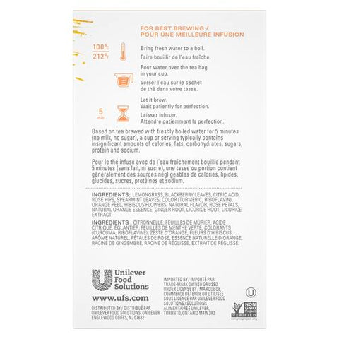 Tazo TEA BAG WILD SWEET ORANGE HOT IN FILTERBAGS