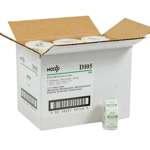 National Checking LABEL FRI 1X1 DISSOLVE-A-WAY